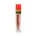 Pentel Colored Lead Refills, Red, 0.5mm, 12/Tube, 18/Pack (65712-PK18)