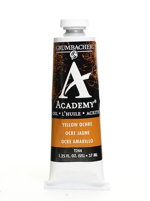 Grumbacher Academy Oil Colors Yellow Ochre 1.25 Oz. [Pack Of 3]