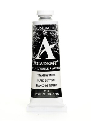 Grumbacher Academy Oil Colors Titanium White 1.25 Oz. [Pack Of 3]