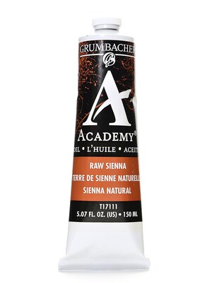 Grumbacher Academy Oil Colors Raw Sienna 5.07 Oz.
