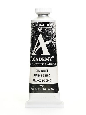 Grumbacher Academy Oil Colors Zinc White 1.25 Oz. [Pack Of 3]