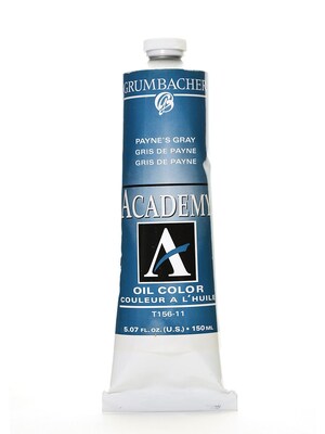 Grumbacher Academy Oil Colors Paynes Gray 5.07 Oz.