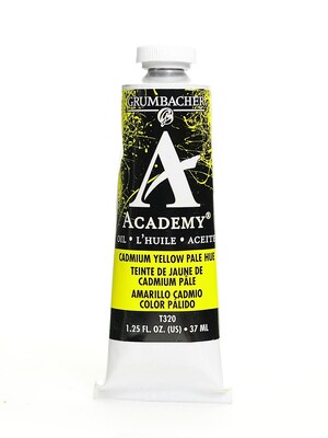 Grumbacher Academy Oil Colors Cadmium Yellow Pale Hue 1.25 Oz. [Pack Of 3]