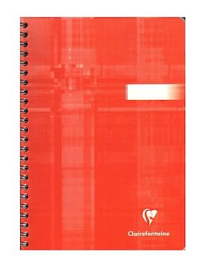 Clairefontaine Classic Wirebound Notebooks 6 In. X 8 1/4 In. Ruled 90 Sheets [Pack Of 5]