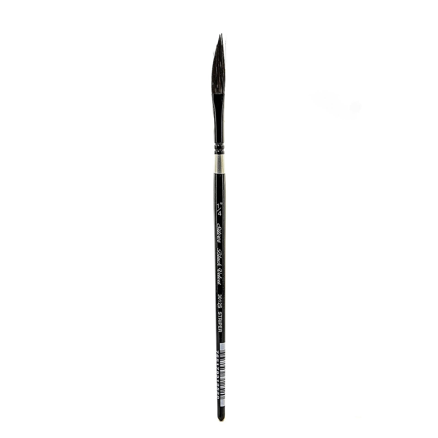 Silver Brush Black Velvet Series Brushes 1/4 In. Dagger Striper 3012S