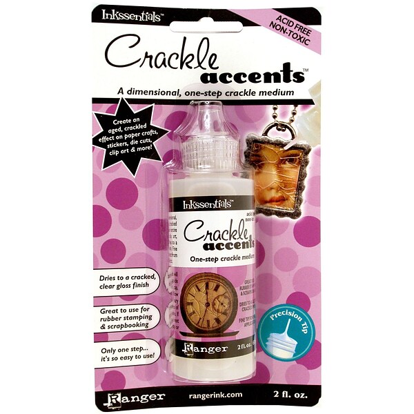 Ranger Crackle Accents Crackle Medium, Craft Supplies [Pack Of 3]