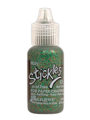 Ranger Stickles Glitter Glue Holly 0.5 Oz. Bottle [Pack Of 6]