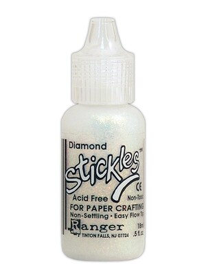 Ranger Stickles Glitter Glue Diamond 0.5 Oz. Bottle [Pack Of 6]