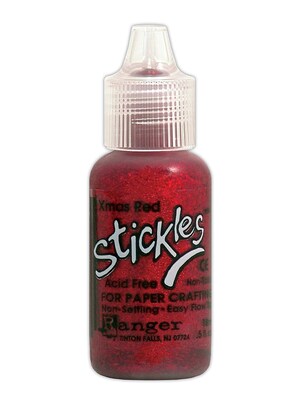 Ranger Stickles Glitter Glue Christmas Red 0.5 Oz. Bottle [Pack Of 6]