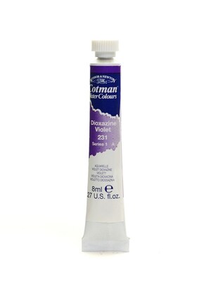 Winsor And Newton Cotman Water Colours, Dioxazine Violet No 231, 8Ml, 4/Pack