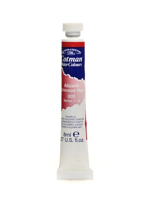Winsor And Newton Cotman Water Colours, Alizarin Crimson Hue No 3, 8Ml, 4/Pack (39311-Pk4)
