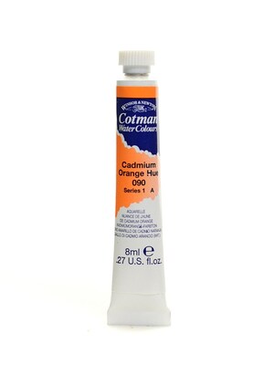 Winsor And Newton Cotman Watercolors Cadmium Orange Hue 90 8 Ml Pack Of 4 (39391-Pk4)