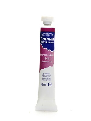 Winsor  And  Newton Cotman Water Colours, Purple Lake 544, 8Ml, 4/Pack (75092-Pk4)