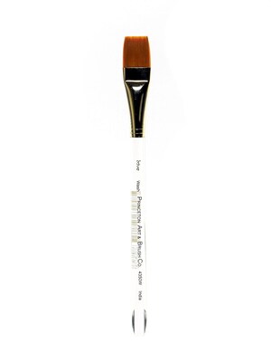 Princeton Series 4350 Synthetic Watercolor And Acrylic Brushes, 3/4 Square Wash (31616)