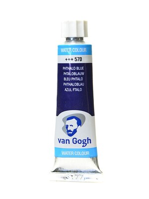 Van Gogh Watercolors, Phthalo Blue, 4/Pack (35015-Pk4)