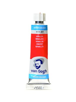 Van Gogh Watercolors, Vermilion, 4/Pack (42565-Pk4)