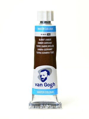 Van Gogh Watercolors, Burnt Umber, 4/Pack (57991-Pk4)
