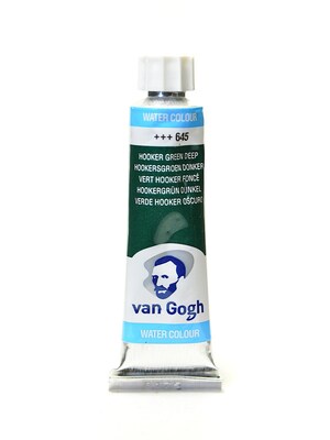 Van Gogh Watercolors, Hooker Green Deep, 4/Pack (68682-Pk4)