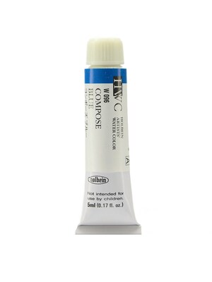 Holbein Artist Watercolor, Compose Blue, 5Ml, 2/Pack (97077-Pk2)