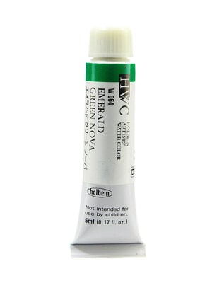 Holbein Artist Watercolor Emerald Green 5 Ml 2/Pack (97083-Pk2)