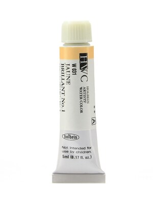 Holbein Artist Watercolor Jaune Brilliant #1 5 Ml Pack Of 2 (97095-Pk2)
