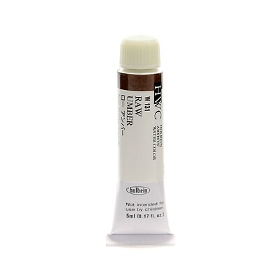 Holbein Raw Umber Artist Watercolor, 5Ml, 2/Pack (97129-Pk3)