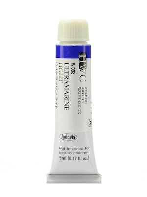 Holbein Artist Watercolor, Ultramarine Light, 5Ml, 2/Pack (97143-Pk2)