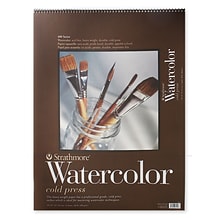 Strathmore 400 Series Watercolor Pad 18 In. X 24 In. Spiral Pad Of 12