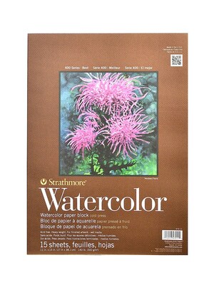 Strathmore 400 Series Watercolor Pad 11 In. X 15 In. Block Of 15