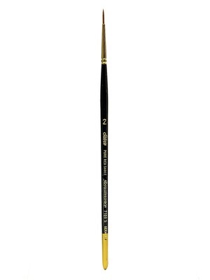 Silver Brush Renaissance Series Brushes Short Handle 2 Round