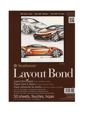 Strathmore Performance Series Layout Bond Pads 9 In. X 12 In.