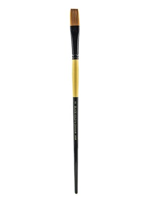 Dynasty Black Gold Series Long Handled Synthetic Brushes, 8 Flat 1526F (69462)