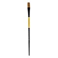 Dynasty Black Gold Series Long Handled Synthetic Brushes, 8 Flat 1526F (69462)