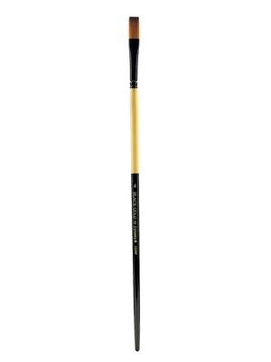 Dynasty Black Gold Series Long Handled Synthetic Brushes 4 Flat 1526F