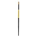 Dynasty Black Gold Series Long Handled Synthetic Brushes, 6 Round 1526R (82188)