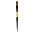 Dynasty Black Gold Series Synthetic Brushes, Short Handle 1/2 Oval Wash (44547)