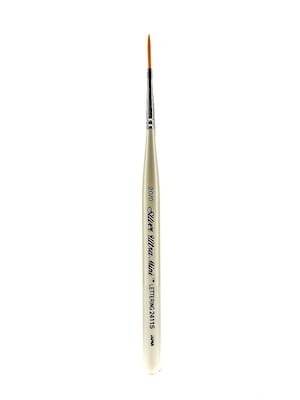 Silver Brush Ultra Mini Series Golden Taklon Brushes, 20/0 Stroke (36479)