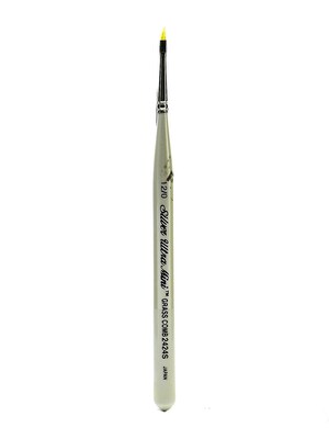 Silver Brush Ultra Mini Series Golden Taklon Brushes, 12/0, Grass Comb (38297)
