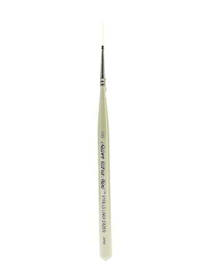 Silver Brush Ultra Mini Series Golden Taklon Brushes, 7/0 Extra-Long Liner (41586)