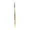 Silver Brush Ultra Mini Series Golden Taklon Brushes, 20/0 Spotter (54063)