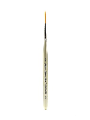 Silver Brush Ultra Mini Series Golden Taklon Brushes 10/0 Script Liner (71796)