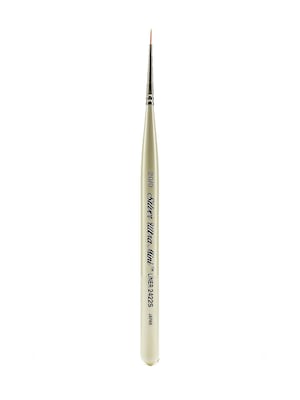 Silver Brush Ultra Mini Series Golden Taklon Brushes 20/0 Monogram Liner (74999)