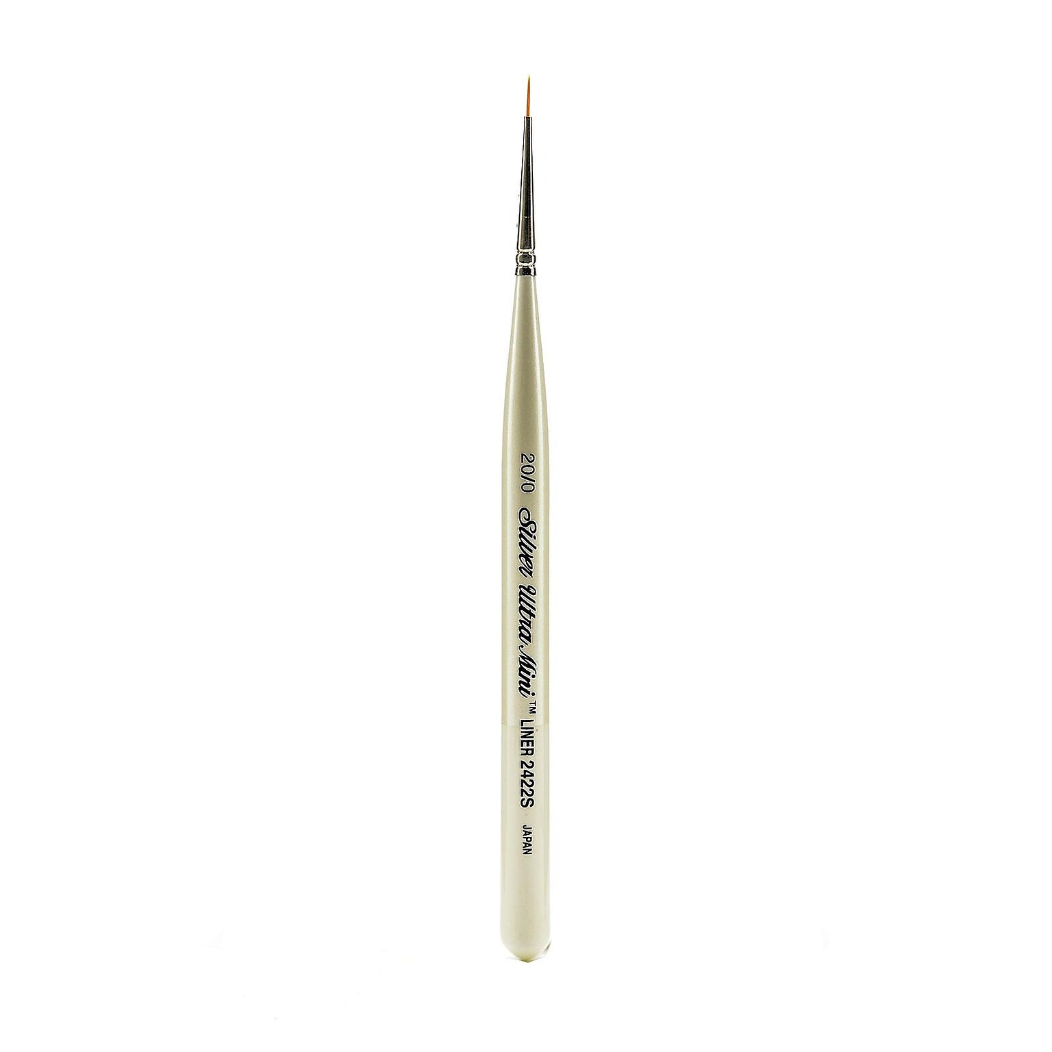 Silver Brush Ultra Mini Series Golden Taklon Brushes 20/0 Monogram Liner (74999)