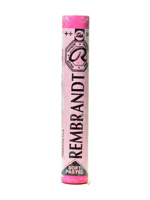 Rembrandt Soft Round Pastels, Permanent Rose No 397.5, 4/Pack (32935-Pk4)
