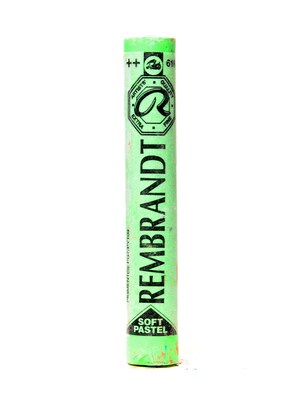Rembrandt Soft Round Pastels Permanent Green Light 618.8 Pack Of 4