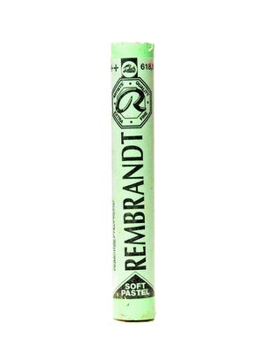 Rembrandt Soft Round Pastels, Permanent Green Light No 618.9, 4/Pack (33046-Pk4)