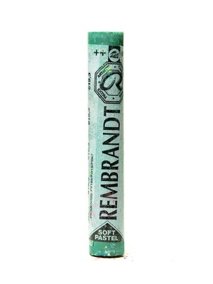 Rembrandt Soft Round Pastels, Permanent Green Deep No 619.3, 4/Pack (33048-Pk4)