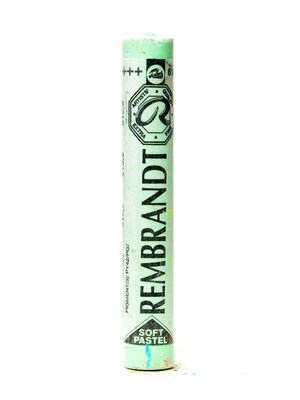 Rembrandt Soft Round Pastels, Permanent Green Deep No 619.9, 4/Pack (33054-Pk4)