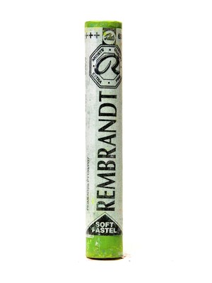 Rembrandt Soft Round Pastels, Olive Green No 620.5, 4/Pack (33056-Pk4)