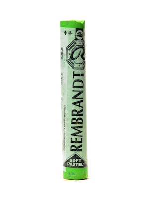 Rembrandt Soft Round Pastels, Cinnabar Green Light 626.5, 4/Pack (33067-Pk4)